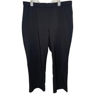 Jones & Co Jones New York Women's 1X Black Dress Pants Nylon Spandex